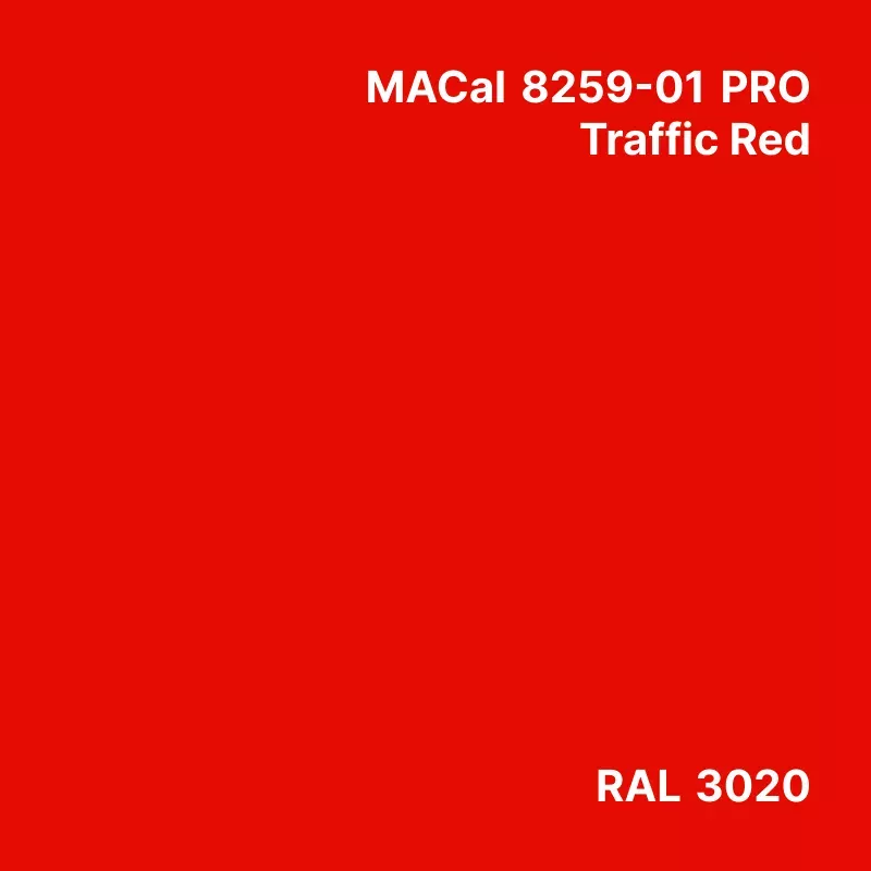 MC8200 couleurs Monomère traffic red brillant Brillant permanent 3 ans