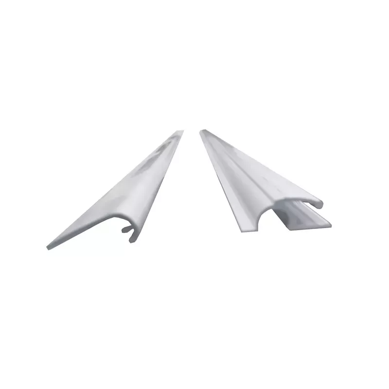 Profil pinçant aluminium anodisé - Lot de 10 barres de 1500mm