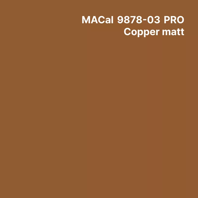 MC9800 coul Métal Polymère Copper Matt Mat permanent 5 ans