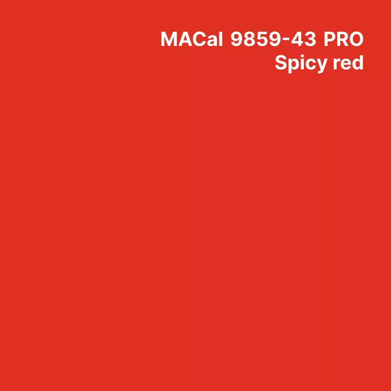 MC9800 BF Couleur Polymère Spicy Red Pro Brillant permanent 7 ans