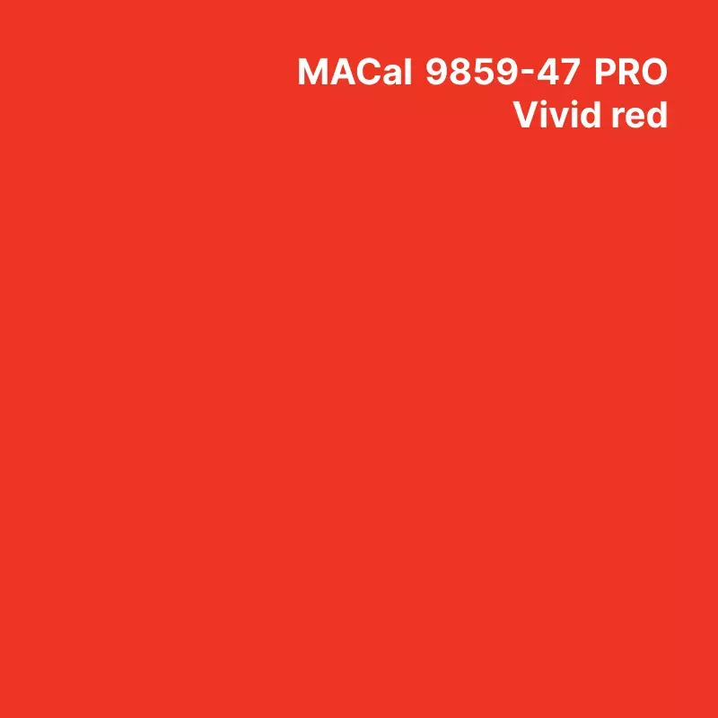 MC9800 couleurs Polymère vivid red Brillant permanent 7 ans